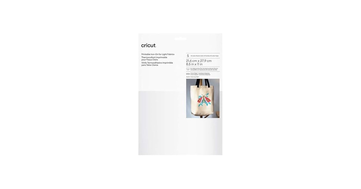 Cricut Printable Iron On for Light
