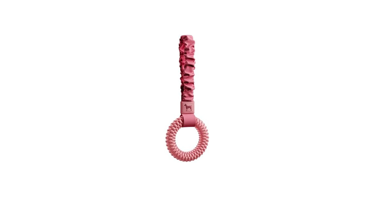 NOAH & PAW Luxury Dog Toy, TPU- Tug Ring, Pink