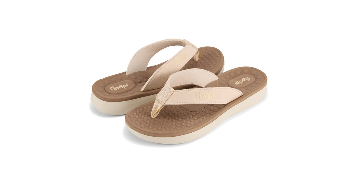 Womens Vegan Leather Thong Flip Flop
