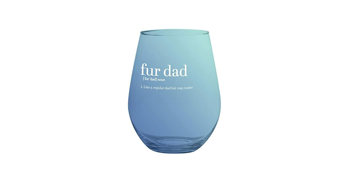 Slant Collections Pet Parent Wine Glass