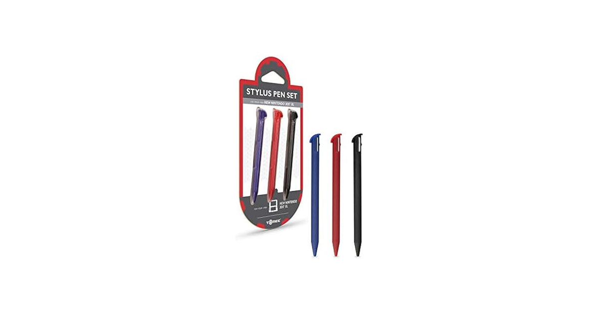 (3 Pack) Tomee Stylus Pen Set for New Nintendo 3DS XL