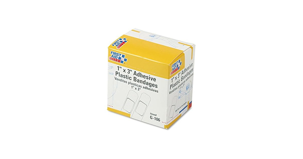 1" X 3" Adhesive Plastic Bandage