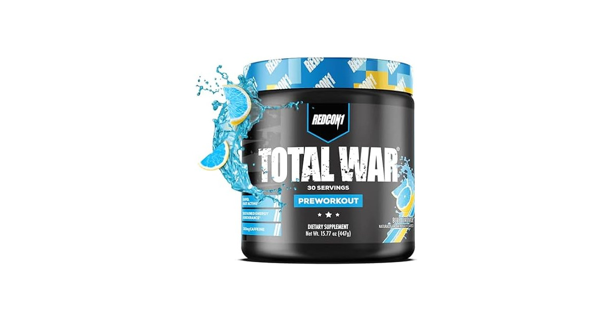 Total War Pre Workout Blue Lemonade