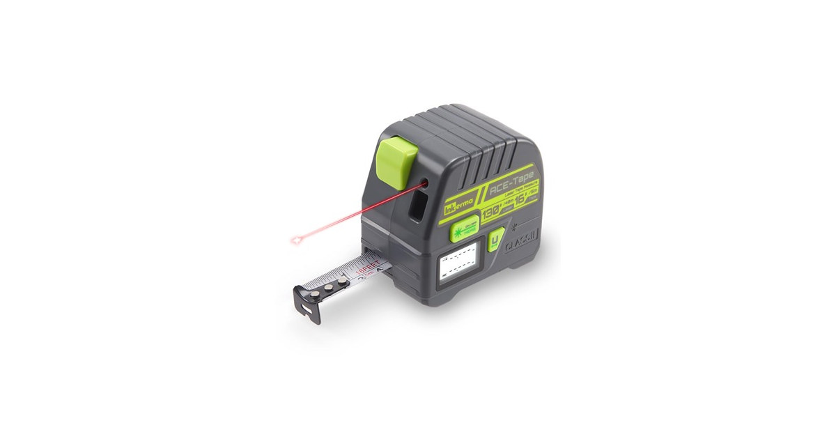 2-in-1 Laser Tape Measure