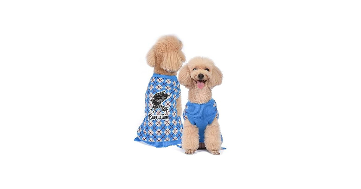 Harry Potter Ravenclaw Dog Sweater, Medium