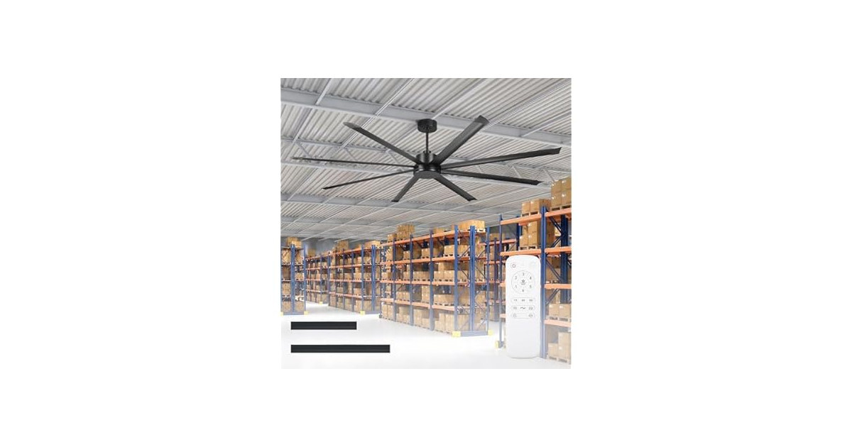 Parrot Uncle F8014 100 Inch Large Ceiling Fan