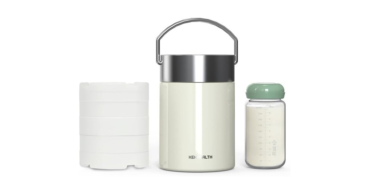 KEKHEALTH 11oz Stainless Steel Breast Milk Cooler