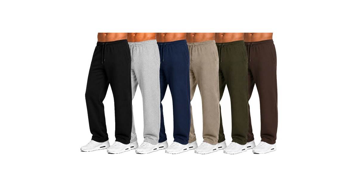 3Pk Mens T/F Performance Sweatpants