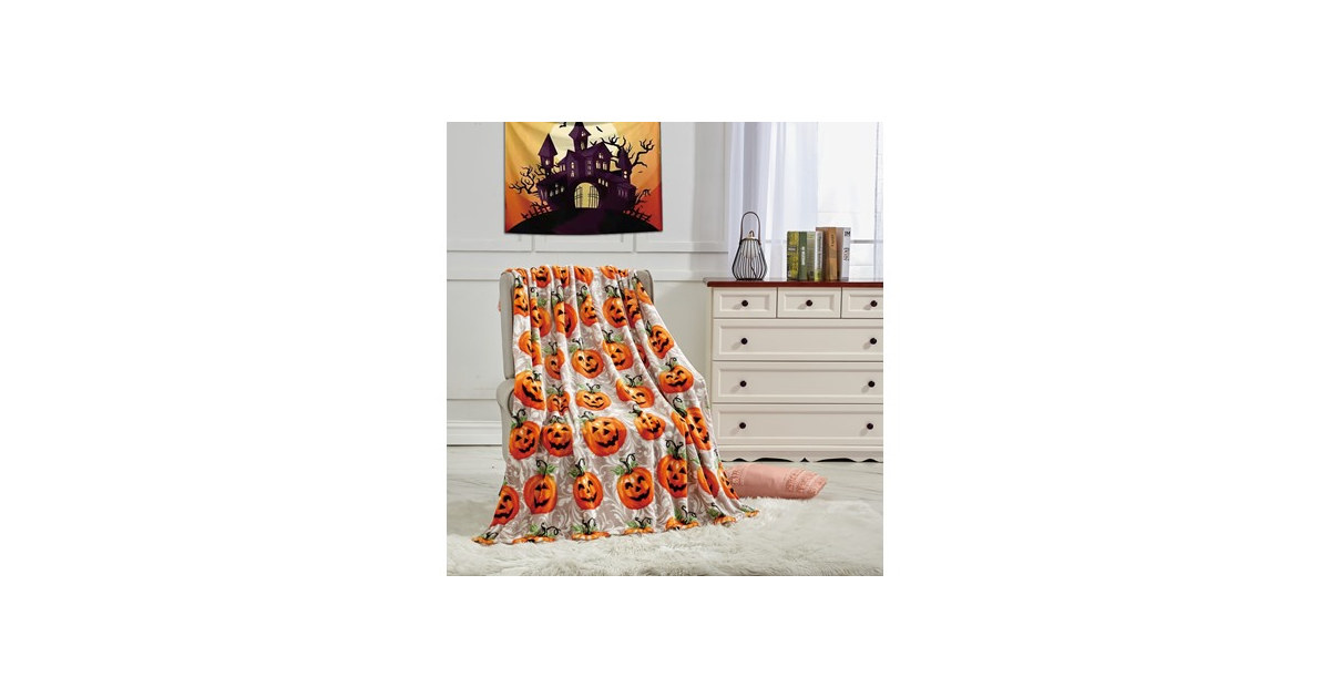 Noble House Pumpkins Throw (2 Pack)