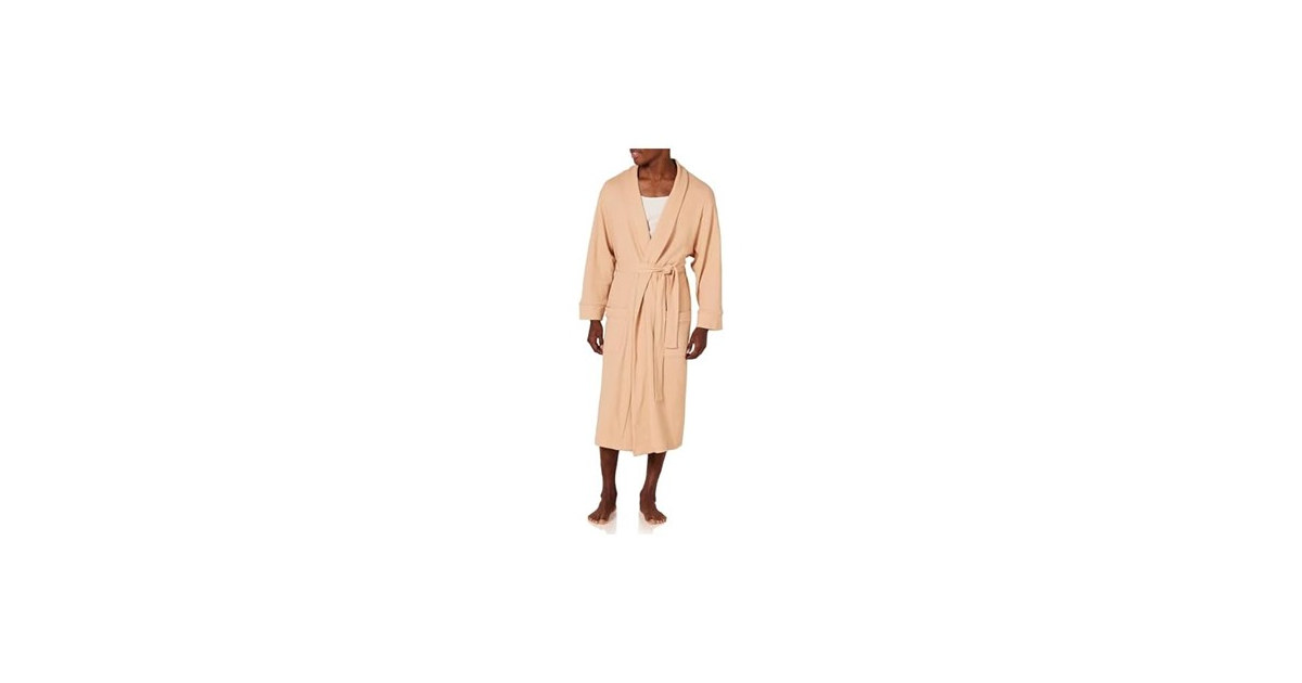 Amazon Essentials Men's Cotton Robe