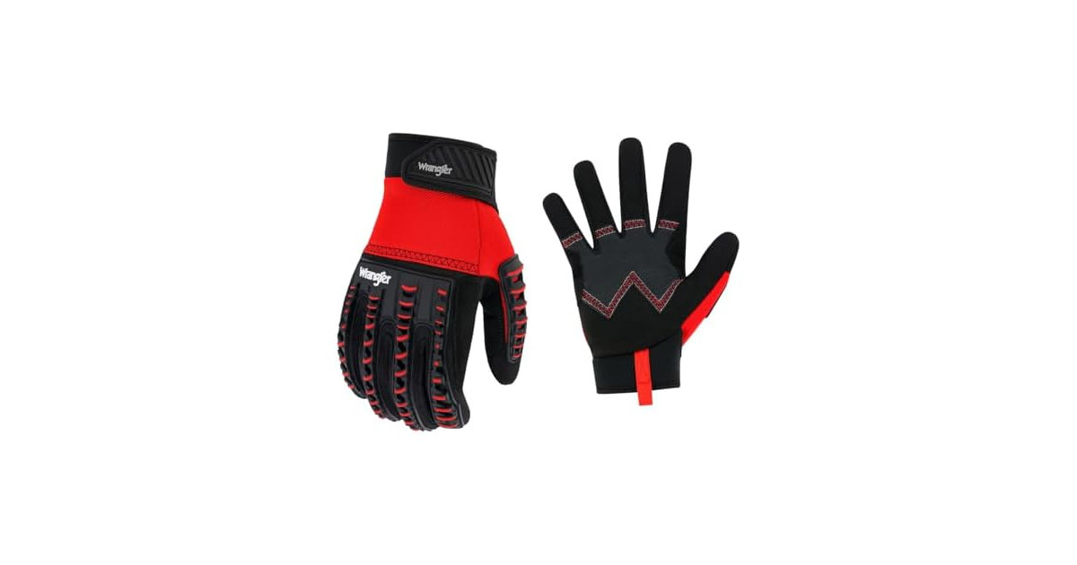 Wrangler Performance Men’s Pro Builder Gloves LG