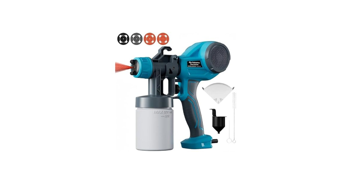 TILSWALL Alien500 HVLP Paint Sprayer Blue