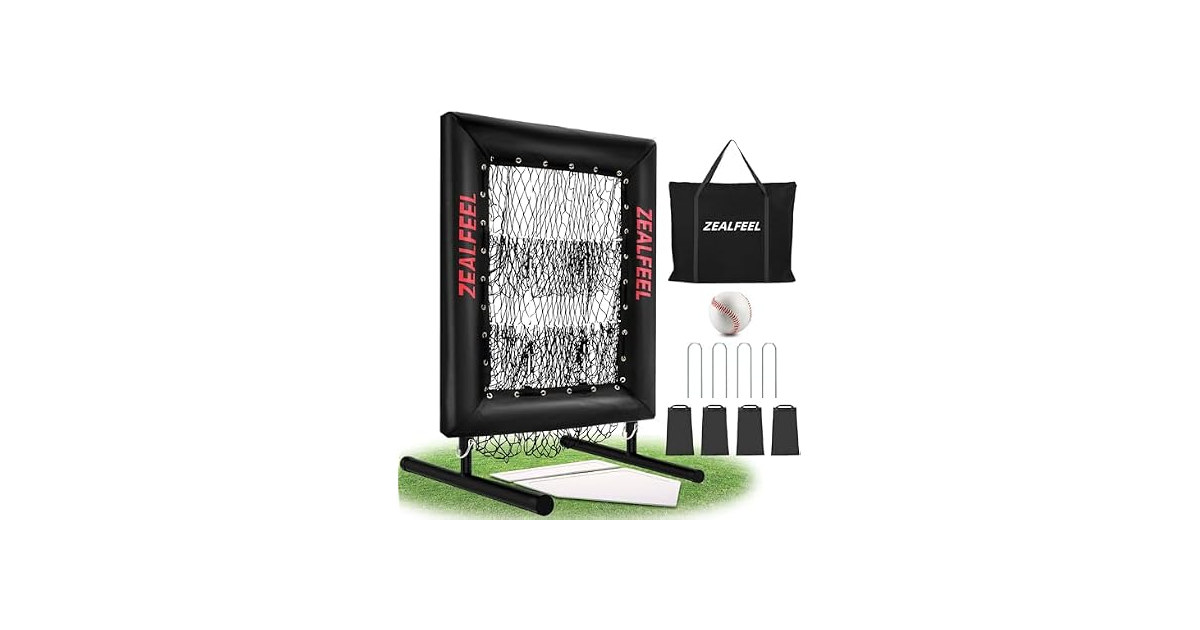 Baseball Pitching Net Pro, 9-Hole Target