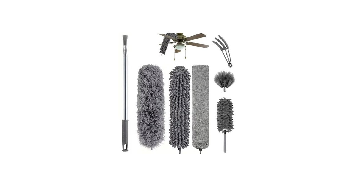 9-in-1 Microfiber Duster Kit