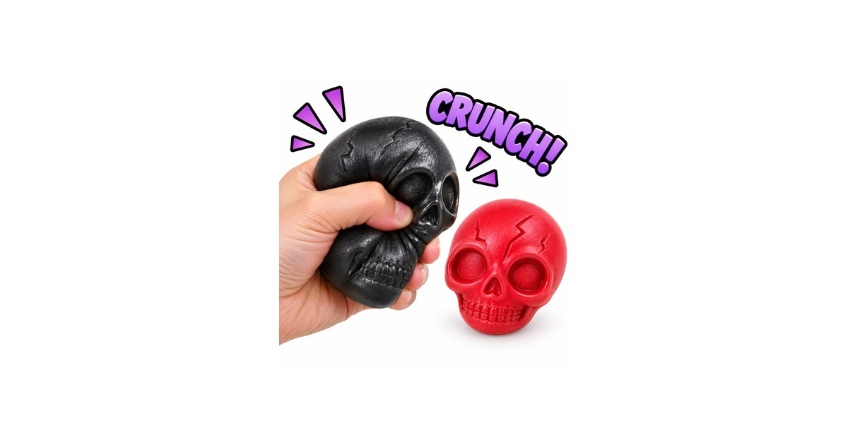 Skull Crunch Squishy 2-Pk
