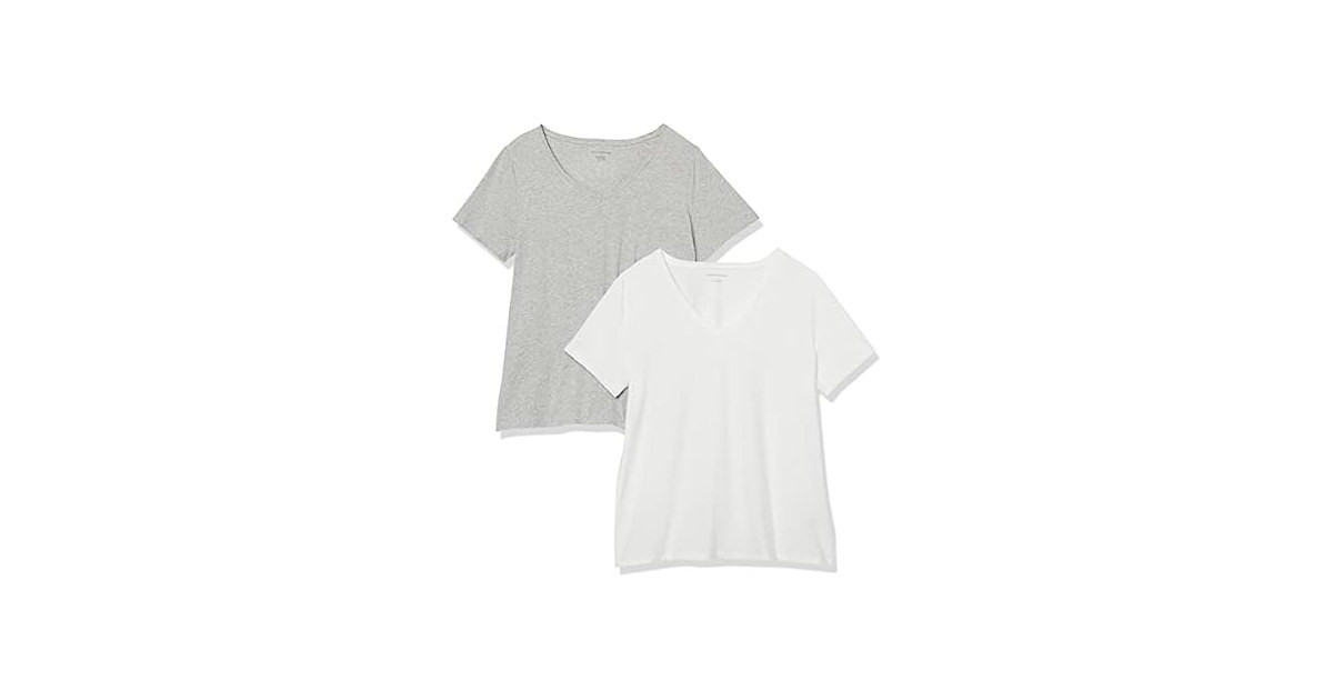 Amazon Essentials Women Classic-fit V-neck T-shirt