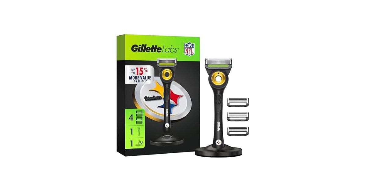 Gillette Labs Special NFL Steelers Edition Shaving