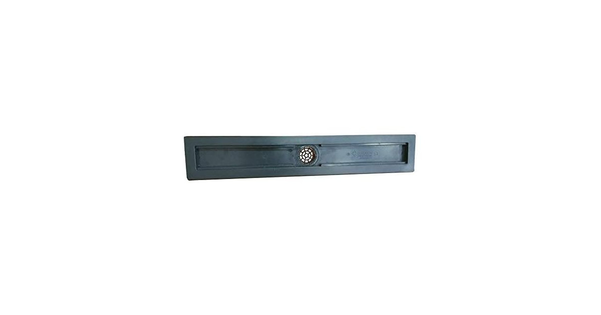 Compotite Linear Drain Body Black ABS