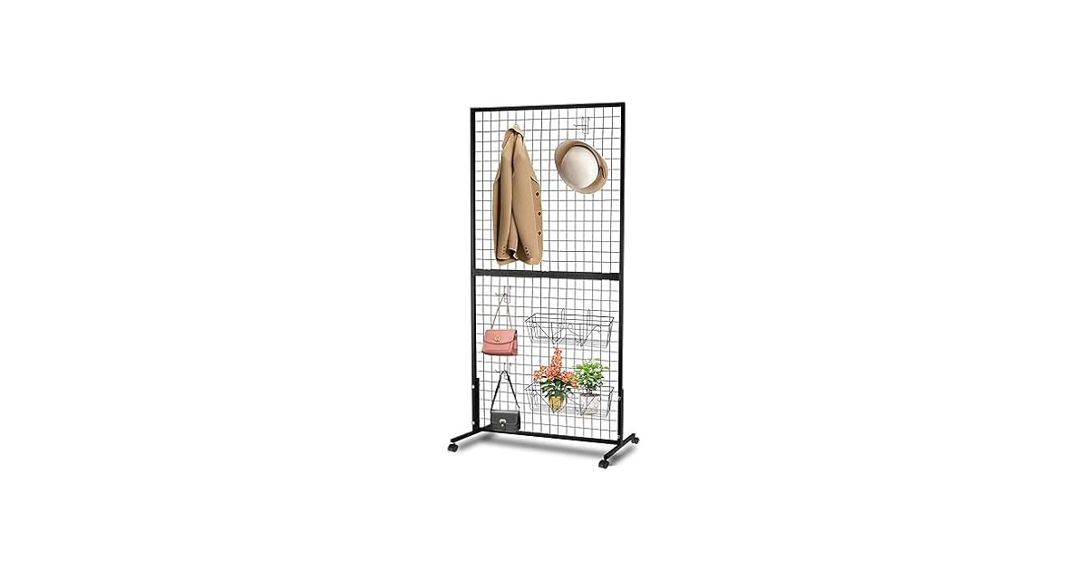 3x6 Wire Grid Display Panel w/ T-Base