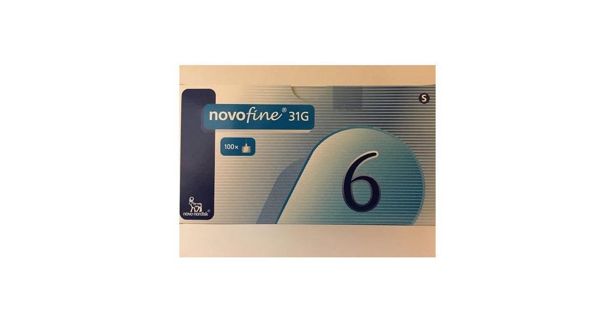 Novofine 6mm 31G Pen Needles
