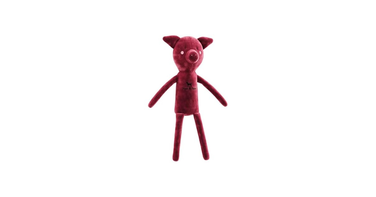 Noah & Paw Luxury dog toy, Stuffed Pig
