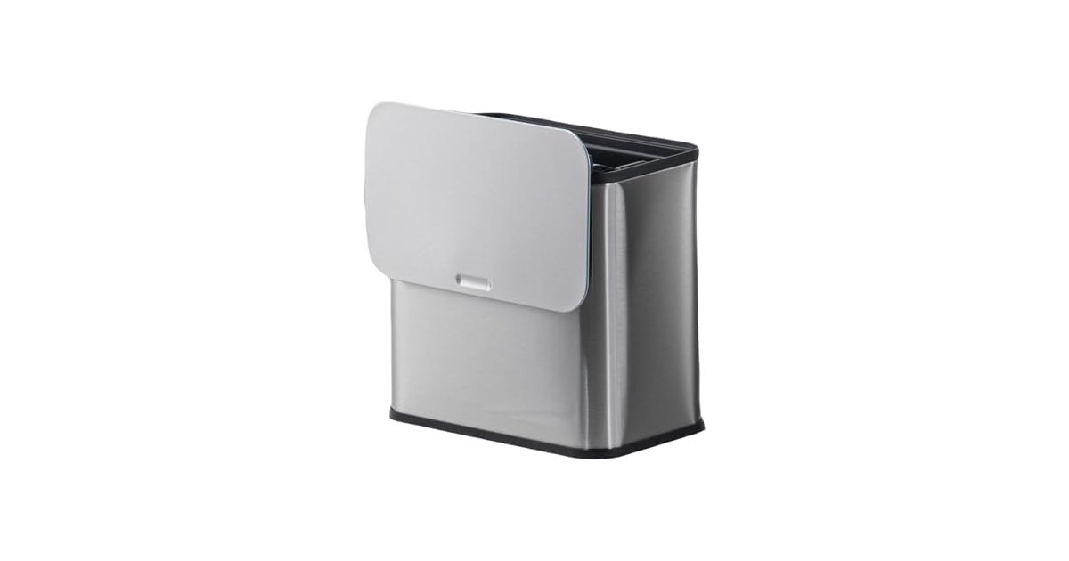 OUTLANE 1.3 Gal Hanging Trash Can