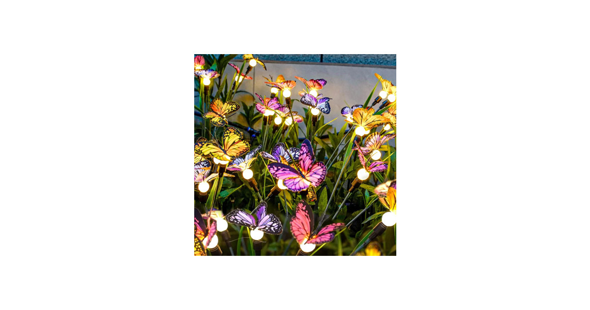 Hakol 4 Pack Solar Garden Lights Solar Outdoor