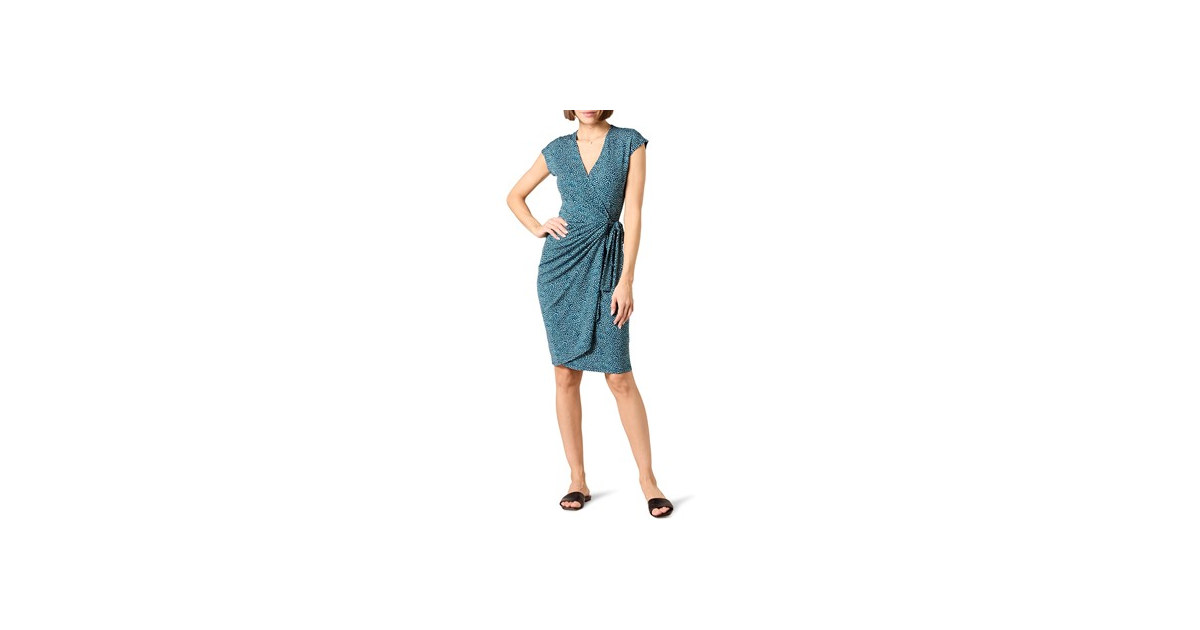 Amazon Essentials Women Classic Cap Sleeve V Dress