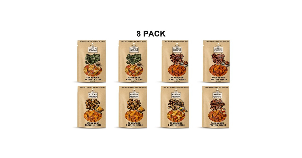8pk Flavored Pretzel Pieces 6oz