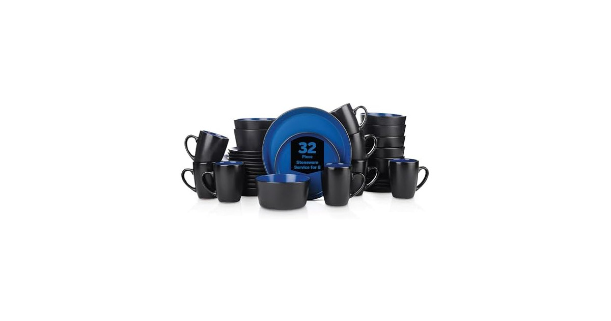 Stone Lain Albie Stoneware 32-Piece Set