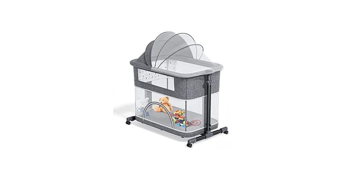 3-in-1 Baby Bassinet Bedside Crib