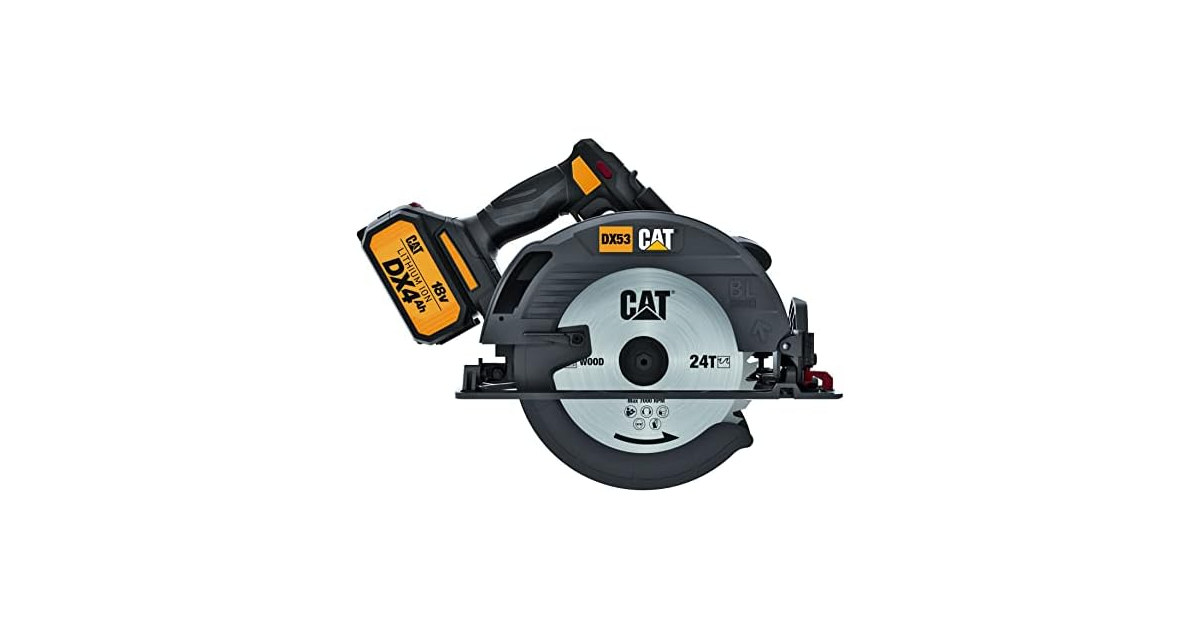 CAT DX532 18V Brushless 7-1/4in Circular Saw Kit