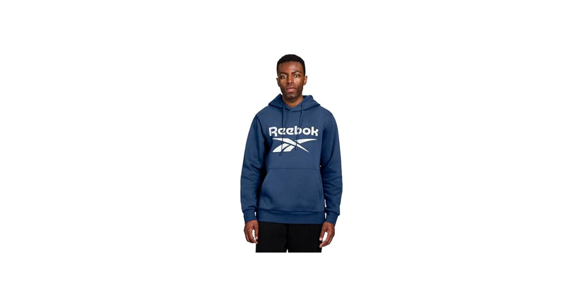 Reebok Men's Cotton Fleece Hooded Sweatshirt
