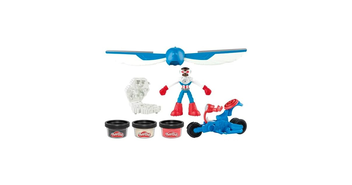 Play-Doh Captain America Moto-Slicer Playset