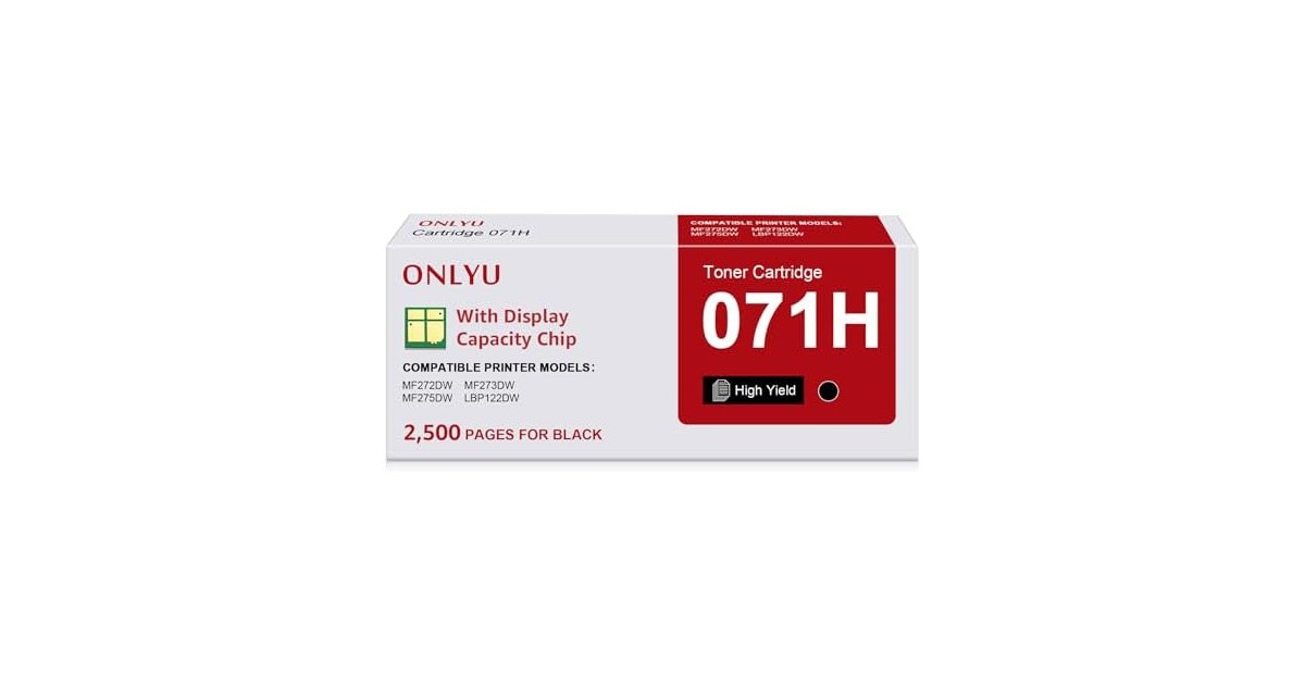 ONLYU Compatible for Canon 071H 071 Toner