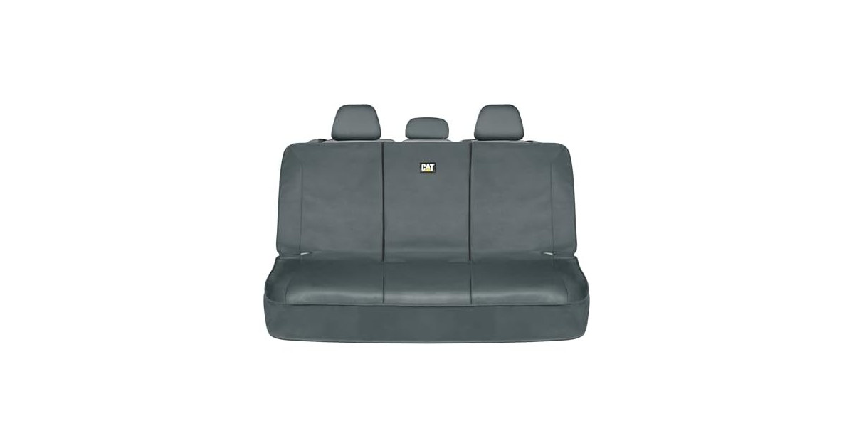 CAT Flexfit Gray Rear Seat Cover
