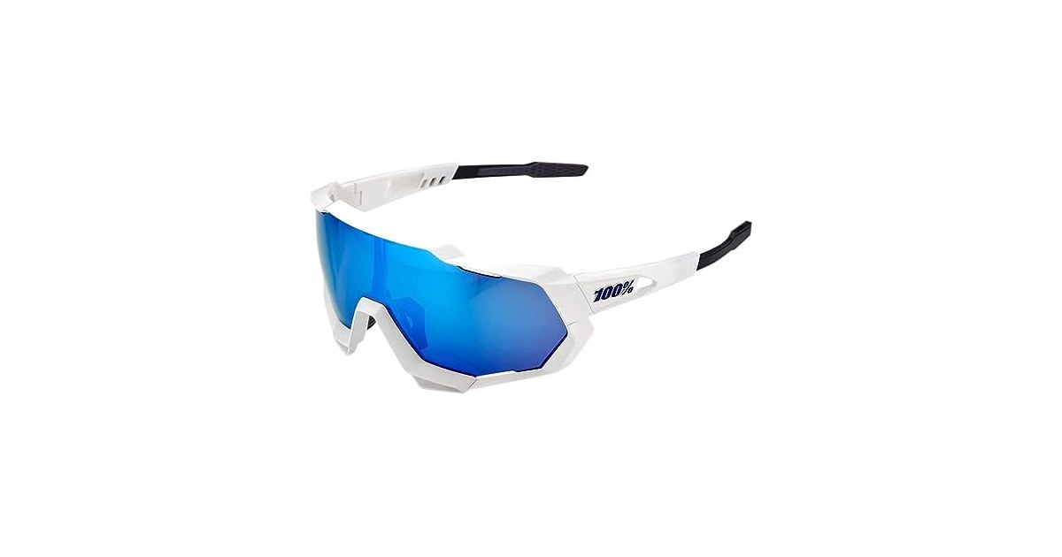 100% Speedtrap - Mat Wht- Hiper Bl Multi