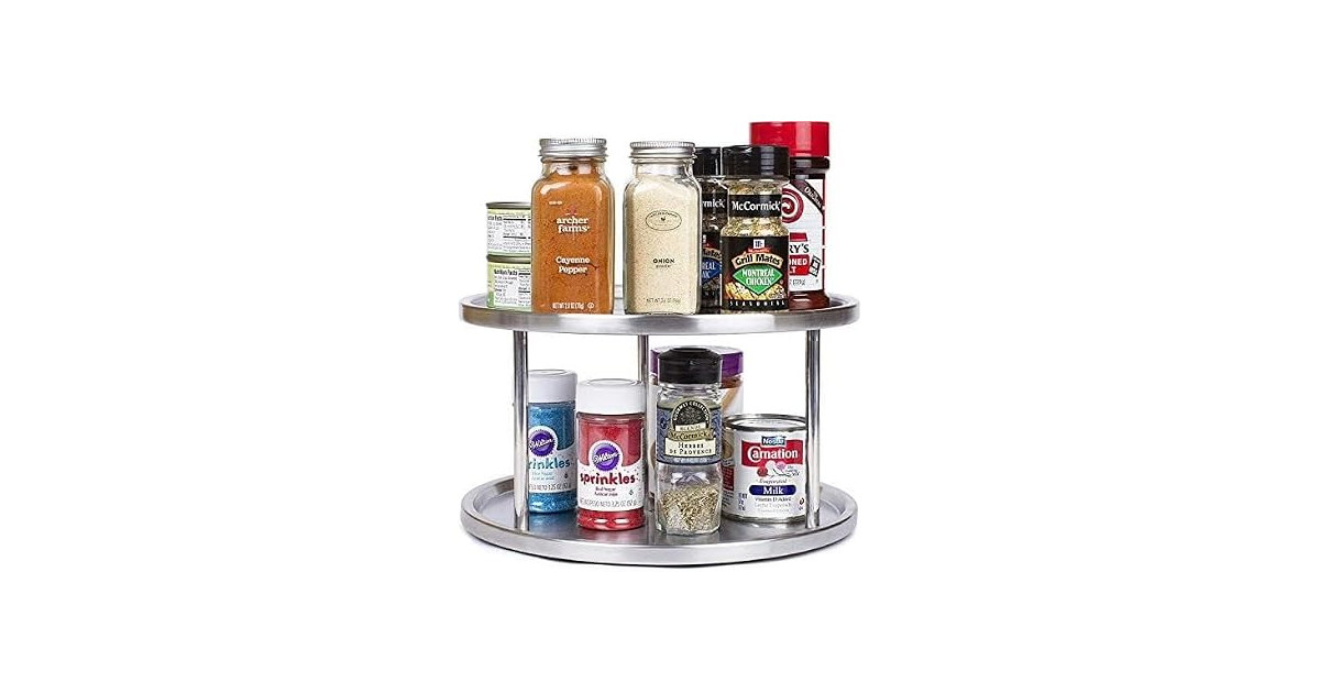 Simpli-Magic 2-Tier, Polished Stainless Steel mlurau