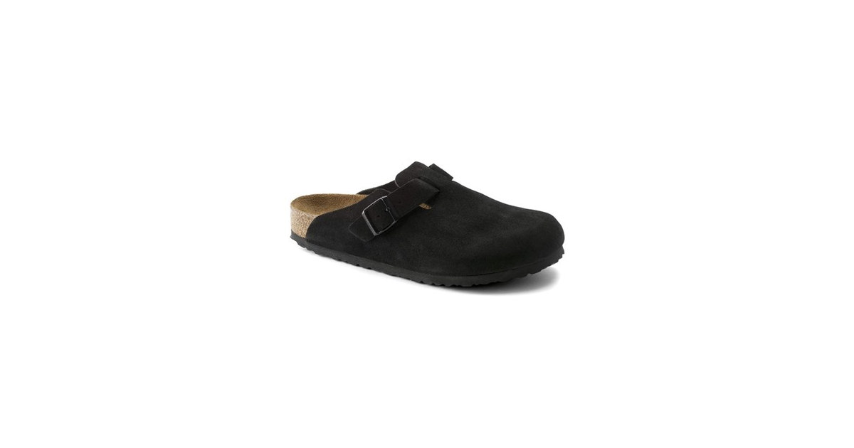 Birkenstock Unisex Boston SFB SL Black Black (Open Box)