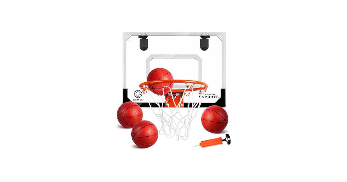 Over The Door Mini Basketball Hoop Set