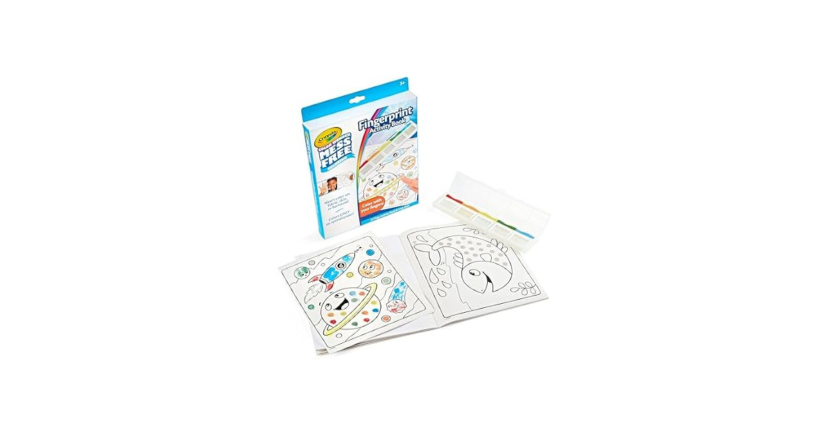 Crayola Color Wonder Mess Free Fingerprint Activity Book