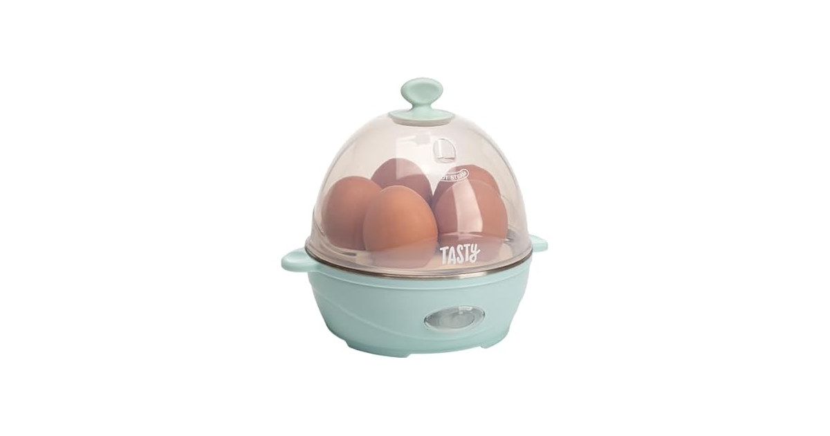 Tasty Mini Rapid Egg Cooker Aqua