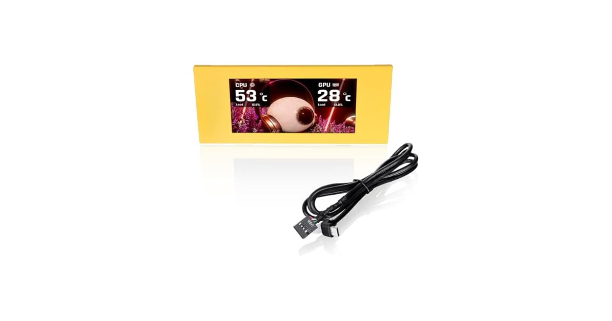 Thermaltake View 600 TG 6.0 Inch LCD USB