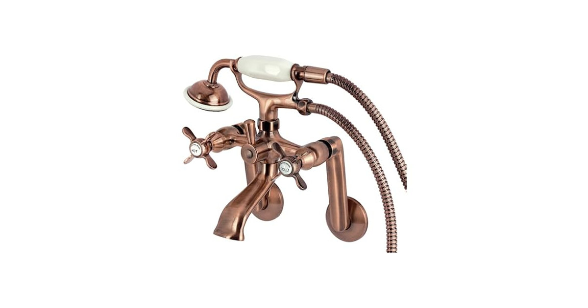 Kingston Brass Tub Faucet with Hand Shower