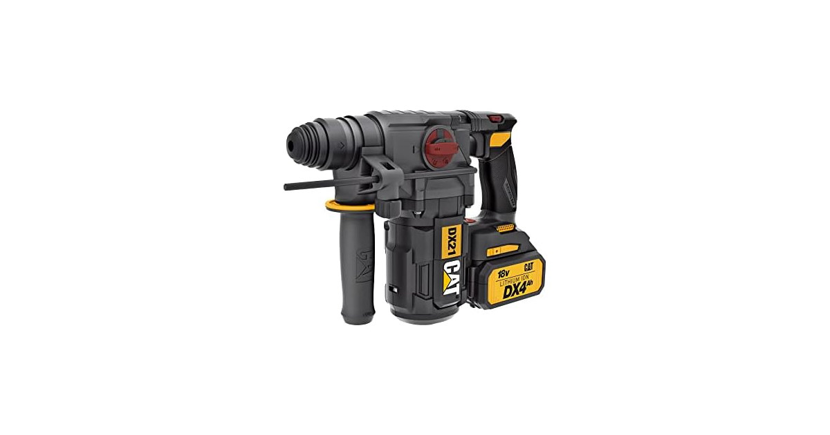CAT DX21 18V 1in SDS-Plus Rotary Hammer Drill Kit
