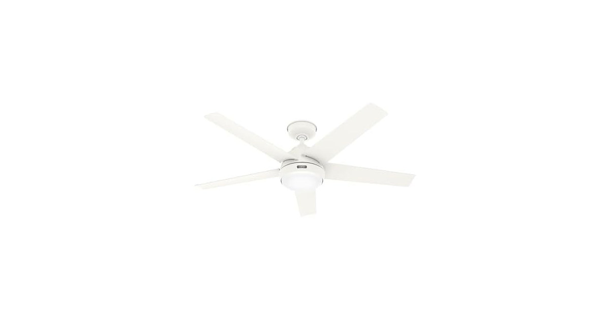 Hunter Fan 52" Matte White Ceiling Fan