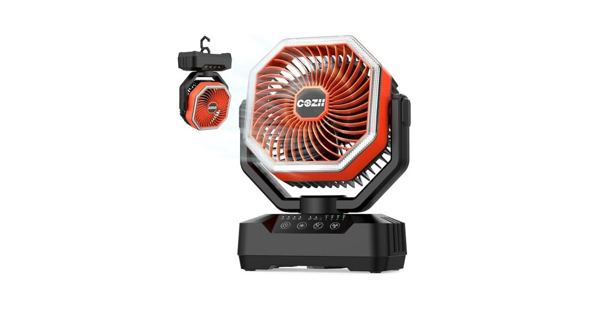 COZII 20000mAh Rechargeable Fan 70H