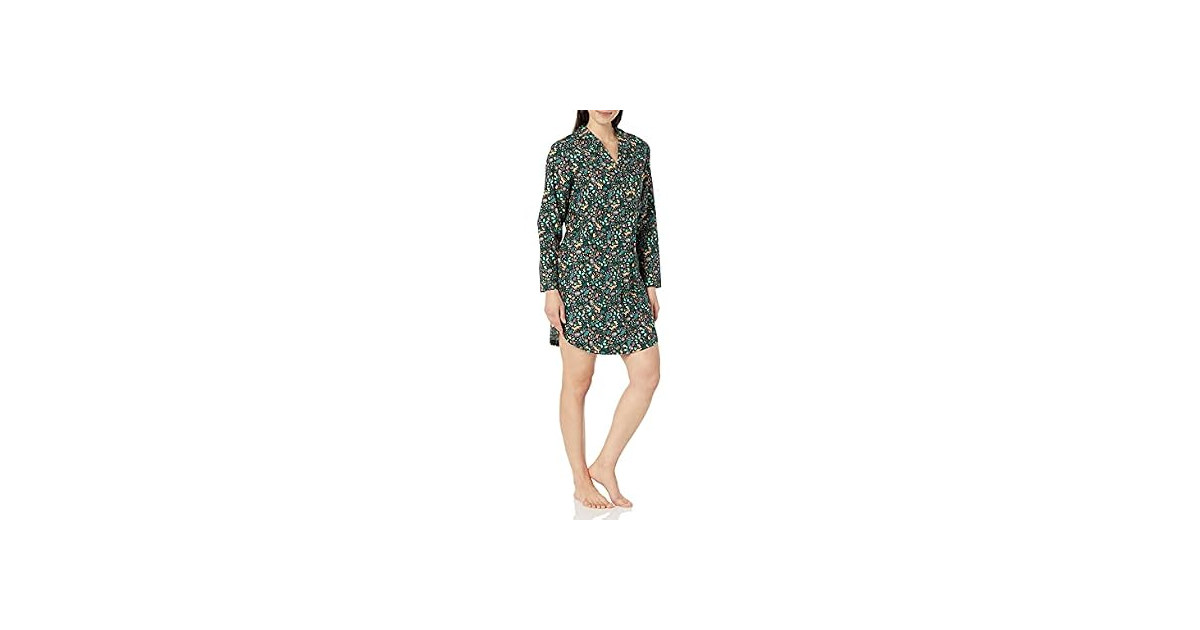 Amazon Essentials Women's Notch Collar Nightgown