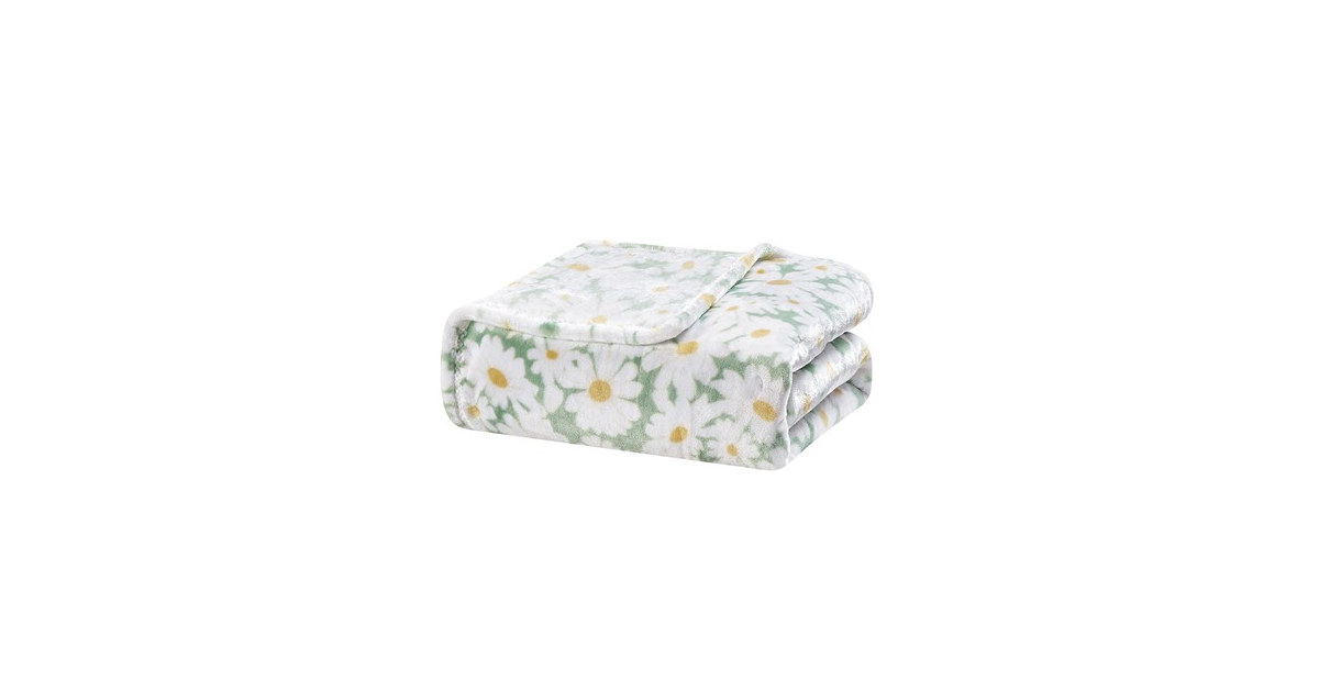 Luxury Home Delightful Daisies Throw Blanket