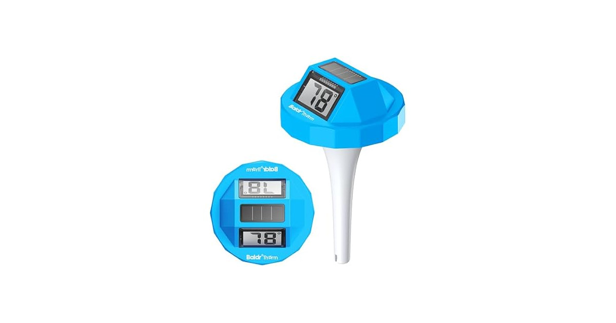 BaldrTherm Pool Thermometer Digital Floating